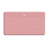 Logitech Keys-To-Go Clavier, Clavier QWERTZ Allemand - Rose