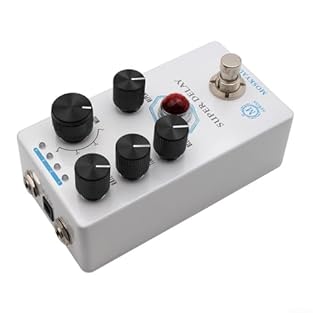 "【Analog-Style Tape Delay with Modulation Options】The Super Delay Guitar Effect Pedal features a Keeley analog-style tape delay with four selectable modulation options. Add Wow and to your es for unique and vintage tones. 【Emulates Analog Tape Delay ...