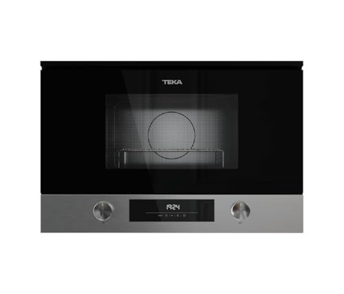 TEKA Microondas Integrable con Base Cerámica, Capacidad 22 L, Apertura de Puerta a la Izquierda, Modelo NEO MS 6220 BIS L SS