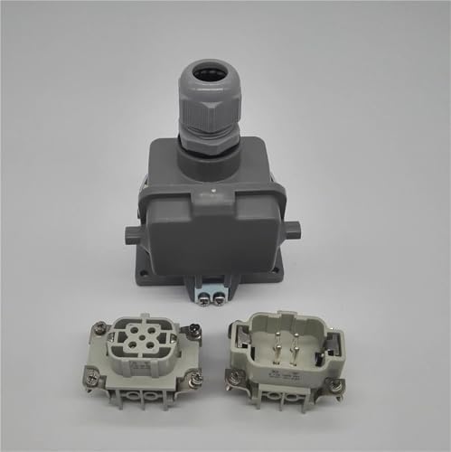 Conector de alta resistencia ACJ3-16/4 conector rectangular HDC-HE-004 de 4 pines 3