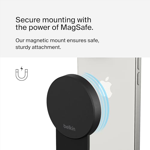 Belkin iPhone Mount with MagSafe for Apple TV 4K - MacBook Continuity Support w/tvOS - Turn Phone to Webcam, Compatible with MacBook Pro, Air, iPhone 16,15,14,13 & More - Gray by Belkin - Used condition - Image 3