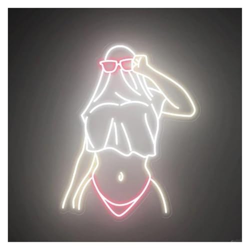 Enseigne au néon fille fantôme LED pour décoration de fête