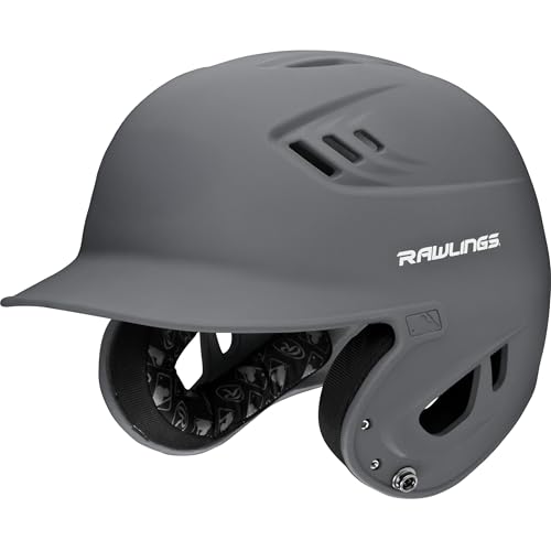 Rawlings | R16 VELO Baseball Batting Helmet | Junior (6 3/8' - 7 1/8') | Matte Graphite