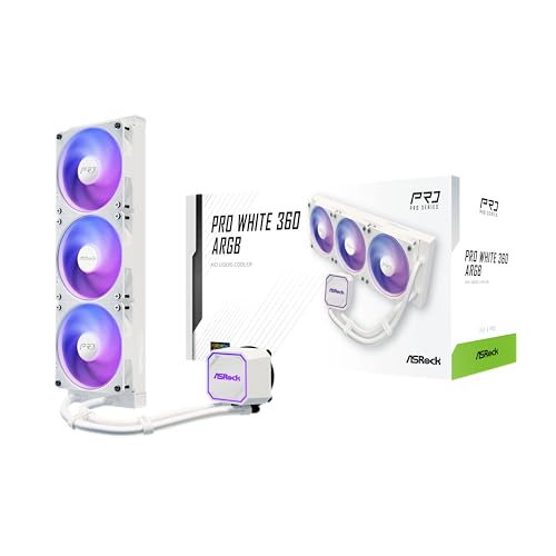 ASRock CPC Pro 360 ARGB White para setups de juego minimalistas