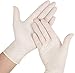 Produktbild 500 Stück hochwertige Super Grip Latexhandschuhe Puderfreie weiße Einweghandschuhe