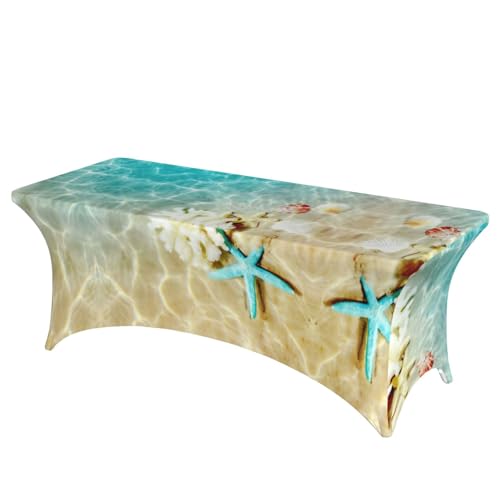 Nappe élasthanne extensible contre les plis pour protection table de fête - 2