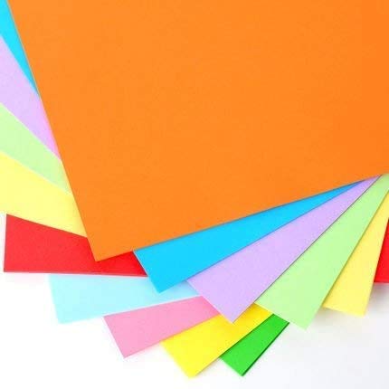 100 pcs Colored A4 Size Sheets Art and Craft Paper Double Sided Colored 130 GSM