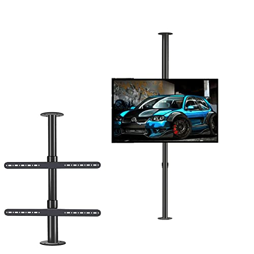 Support TV Plafond Pivotable LCD 32-75 Pouces Support de Rotation Suspendu Réglable