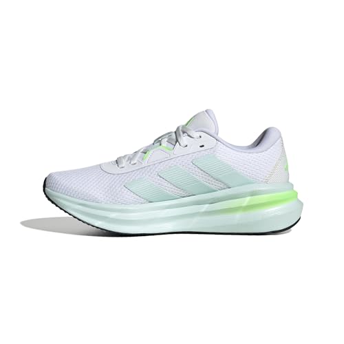 adidas Femme Galaxy 7 Running Shoes, Cloud White/Halo Mint/Lime Burst, 38 EU