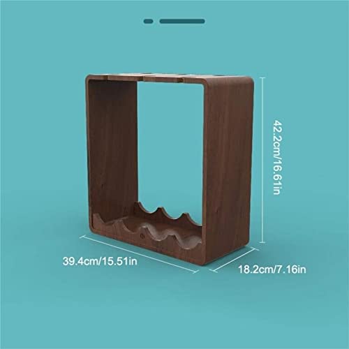 Soporte para botellas de vino madera 39.4x18.2x42.2 cm miniatura 2