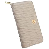 [アルトローズ] グレージュ長財布 財布 さいふ ウォレット 小銭入れ お札入れ カード カード入れ 大容量 収納 L字ファスナー キルティング 可愛い ロージア332976-711