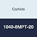 Carlisle 1040-8MPT-20 Rubber Panther Plus Synchronous Belt, 40.9" Length, 0.787" Wide, 8 mm Thick, 130 Teeth