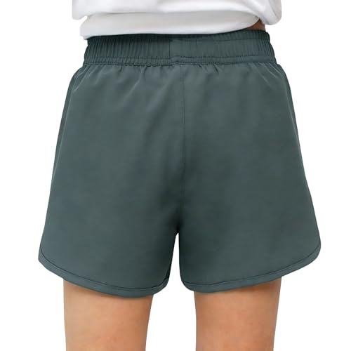 Image of MEILONGER Girls Swim Shorts 2 in 1 Bathing Suits Kids Quick Dry Boardshort Bottoms Swimming Swimwear with Compression Liner