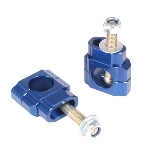 Pontet de guidon 28mm en alu CNC bleu pour moto cross KLX KXF YZF CRF