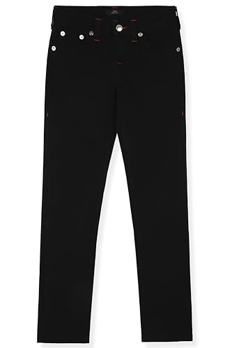 True Religion Boys Jeans Kids Premium Stretch Denim Pants Black-red