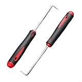 Zwei ergonomische rechtwinklige Haken aus Hartstahl, mit rutschfesten Griffen für präzise Automobildichtung und Ausrüstungsinstallationsarbeiten (zwei Sets)