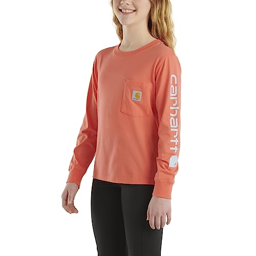 Image of Carhartt Girls Long-Sleeve Pocket Tee T-Shirt