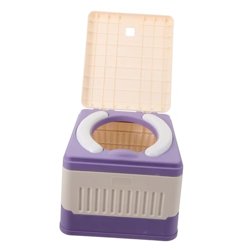 WOFASHPURET Multi Function Portable Folding Toilet for Collapsible Travel Potty Seat Lightweight and Wear Resistant Design for Outdoor Camping and Car Trips Easy to Carry