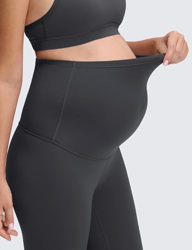 Image of CRZ YOGA Maternity Leggings 25 inch | Butterluxe, Extremely Soft, Gentle Compression, Yoga, Super High Rise, U-shaped Belly, Pregnancy and Postpartum