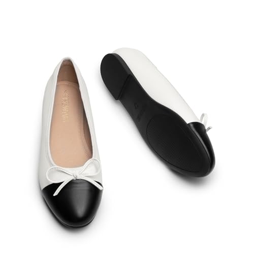 Image of Dream Pairs Women's Flats, Round Toe Ballet Flats, Comfortable Slip-on Dressy Business Casual Work Office Ballerina Flat Dress Shoes