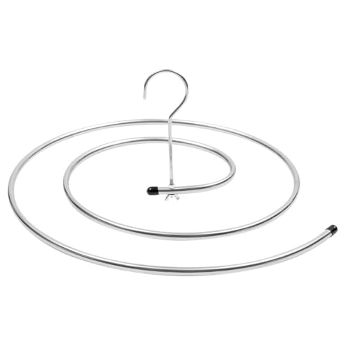 DEARMAMY Percha en Espiral de Acero Inoxidable 10 MM para Ropa Voluminosa Tendedero Plegable Resistente para Colchas Mantas y Sábanas Colgador Grande para Secado en Balcón Estante para