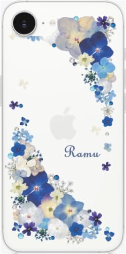 Amazon.co.jp: ［らふら］ スマホケース 名入れ iPhone16e用 押し花風