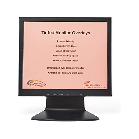 Crossbow Education: Monitor Overlay 17inch - Pink Cover