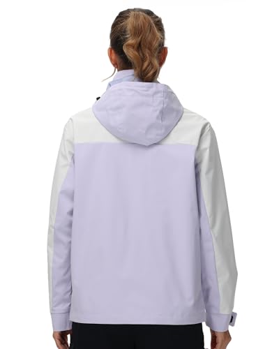 Chaqueta impermeable H2O contra lluvia y viento: mantente seco con capucha extraíble 4