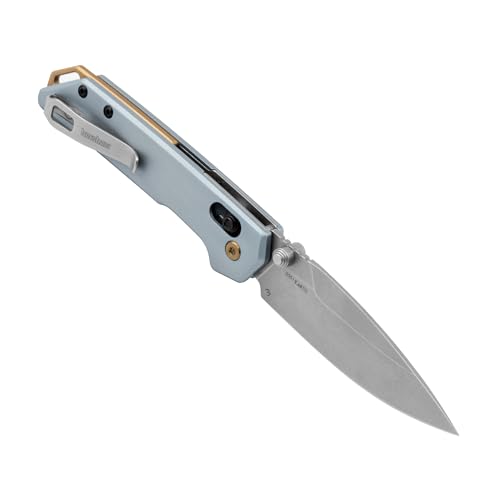 Image of Kershaw Mini Iridium Folding Pocket Knife, 3 inch D2 Steel Blade, DuraLock, Aluminum Handle, Pocketclip