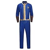 Semiuex Adult Vault 111 Overseer Cosplay Costume Mercenary Conrad Kellogg Suit (X-Large)