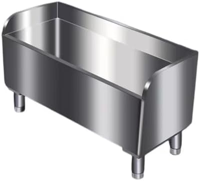 Stainless Steel Mop Bucket for Commercial Use - Freestanding Laundry Waste Bin, Deep Practical Design for Restaurants, Garages, and More (41x80cm/16.1x31.5in)