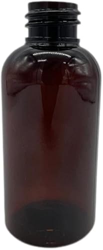 Miniatura 4 de Natural Farms Botellas de plástico ámbar Boston de 2 onzas, paquete de 12 botellas vacías rellenables, sin BPA, aceites esenciales, aromaterapia,