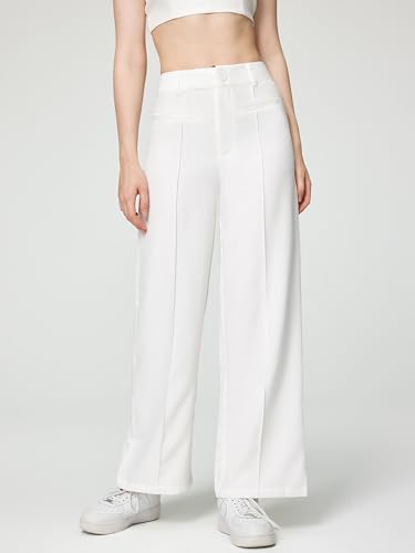 CIDER Work Pants Women Dress Pants High Waist Straight Leg Trousers Business Casual Slacks Office Pants2