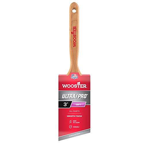 Wooster Brush 4170-3 Ultra/Pro Soft Lindbeck Angle Sash Paintbrush, Purple, 3 inch (Pack of 6)