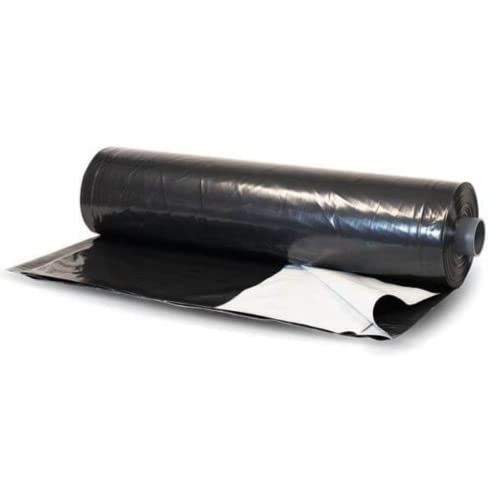 Farm Plastic Supply - Silage Tarp Black/White Plastic Sheeting - 5 Mil (20' x 100') - Heavy Duty Polyethylene Plastic Tarp for Silage Cover, Bunker Cover for Farming, Agriculture, Ground Covering