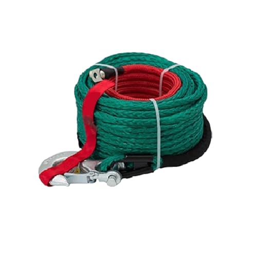 Corde de treuil synthétique haute résistance 12400LBS army avec crochet robuste