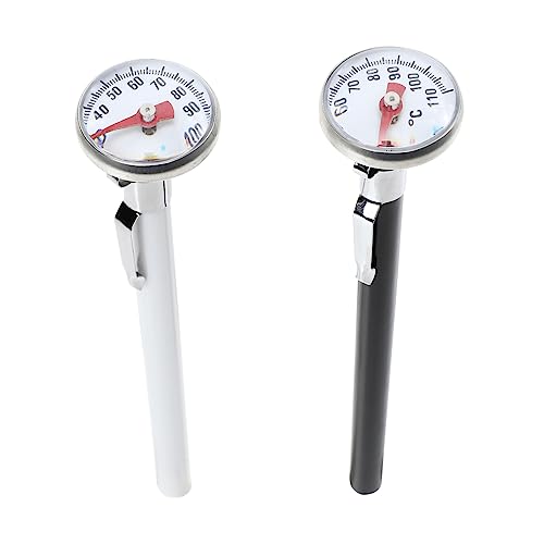 OKUMEYR 2pcs Food Thermometer for and Water Accurate Measurement Compact and Lightweight Cooking Thermometer for Home and Outdoor Use