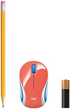 Logitech Wireless Mini Mouse M187 & 14" Sleeve Bundle - Blue Sunset (Renewed) image 5