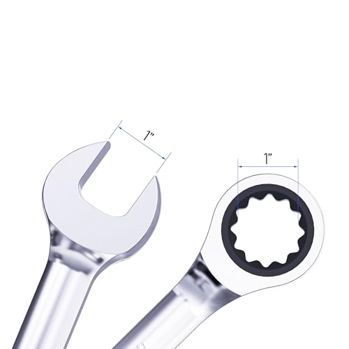 Image of 1 Inch Ratcheting Combination Wrench SAE