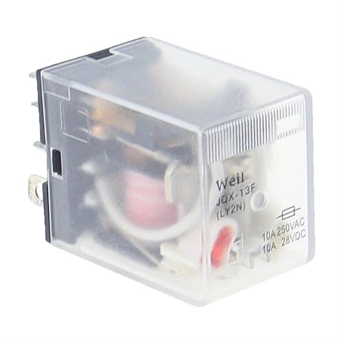 Relé micro LY2NJ AC 12V con doble conmutación DPDT estable de 8 pines para coche