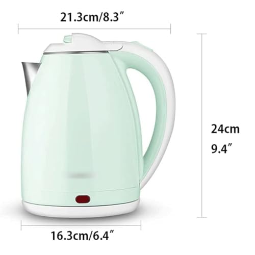 Hervidor eléctrico acero inoxidable 1.8L verde miniatura 2