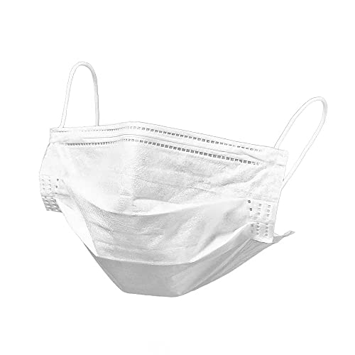 Caixa com 50 Máscaras Cirúrgicas 3 Camadas Branco Multilaser Saúde - HC366