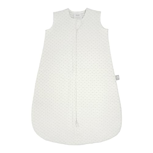 Image of Boppy Baby Sleep Sack 12-18 Months, Wearable Blanket 1 TOG, 100% Cotton, 2-Way Zipper for Easy Diaper Changes, Baby Sleeping Bag, Machine Washable, Cream Quilt-Textured Knit
