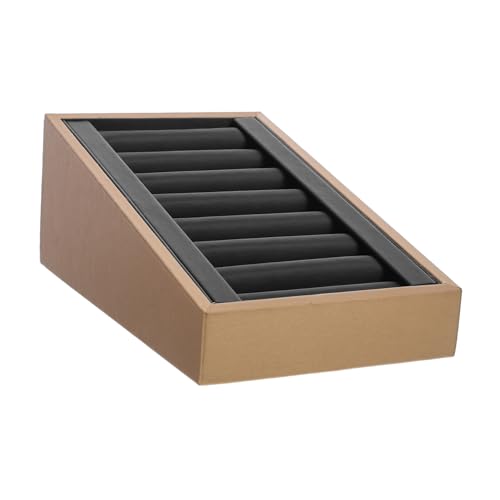 POPETPOP Vassoio Gioielli in Pu Fessura Per Espositore Per Gioielli Organizer Per Vassoio Portaoggetti Per Esposizione