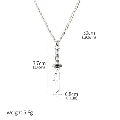 Image of Inverted Spear Necklace Locket | Jujutsu Kaisen Anime Pendant Chain for Men & Women | Stylish Cosplay Gift Accessory