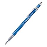 STAEDTLER Mars Technico Mechanical Pencil, 2mm (2) Lead Holder with Built-in Sharpener - Drawing & Sketching Pencil with Metal Clip & Push-Button Lead Advance