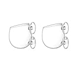 Suction Cup Planter, 2Pcs Magnetic Suction Cup Window Aquarium, Glass Vase Plant Pots Decorations Fish Tank for Aquascape Aquarium