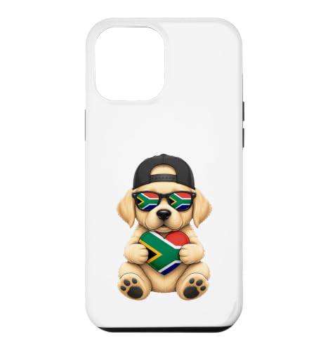 South African Flag Dog Heart Heritage Outfit South Africa Case for iPhone 12 Pro Max