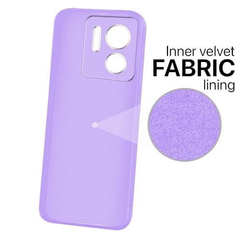 Image of amazon basics Mobile Cover for Motorola Moto Edge 40 5G | Full Camera Protection | Premium Liquid Silicon Case | Flexible Bumper Case for Motorola Moto Edge 40 5G (Purple)