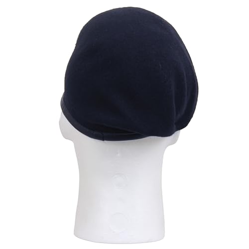 Rothco Pre-Shaved Inspection Ready Beret with USAF Flash – Rugged Service Uniform Hat (US, Numeric, 7, Midnight Navy Blue)